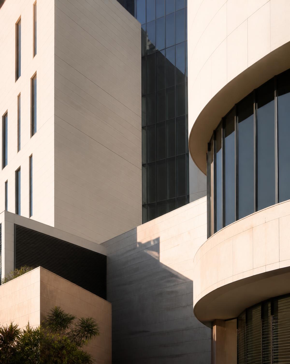 Architecture contemporaine à Casablanca, image éditoriale contextuelle